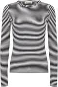 Sofie Schnoor Tshirt Long Sleeve Kvinde Navy Striped Langærmede T-shir...