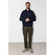 Clean Cut Copenhagen Patrick Halfzip Sweatshirt Mand Navy Sweatshirts ...