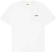 Woodbird Wbbaine Ganbei Tee Mand White Kortærmede T-shirts Str L - hos...