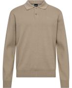 BOSS Cbaltazar Mand Light Beige Sweaters Str L - hos Magasin