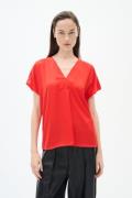 InWear Rindaiw Top Kvinde Scarlet Toppe Loose Fit Str 40 - hos Magasin