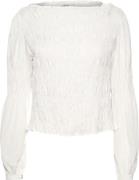 Cream Crhenva Blouse Kvinde Snow White Langærmede Bluser Str 40 - hos ...