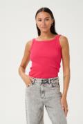 Kaffe Kacarna Tank Top Kvinde Raspberry Toppe Str S - hos Magasin