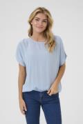 Kaffe Kaamber Stanley Kvinde Soft Chambray Toppe Str 40 - hos Magasin