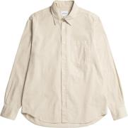 Norse Projects Algot Twill Shirt Mand Oatmeal Langærmede Skjorter Str ...