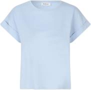 Modström Brazilmd Short Tshirt Kvinde Cashmere Blue Kortærmede T-shirt...