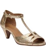 Billi Bi Sandal A8642 Kvinde Gold Berlino Snake 23 Pumps & Stiletter S...