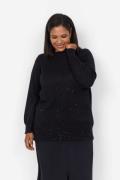 Wasabiconcept Curvy Waklio 2 Pullover Sort Kvinde 9999c Sort Langærmed...