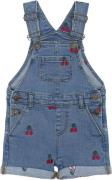 The New Tnstnayla Short Denim Dungarees Str 80 Denim - Blå Bukser hos ...