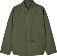 Mads Nørgaard - Copenhagen Repellent Twill Wilson Jacket Mand Grøn Ove...