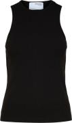 Selected Femme Slfanna Oneck Tank TOP Noos Kvinde Sort Toppe Regular F...