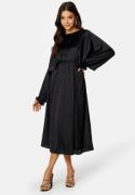 Bubbleroom Occasion Khrista Satin Dress Black S