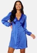 BUBBLEROOM Lucinda satin dress Blue 44