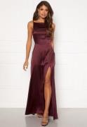 Bubbleroom Occasion Laylani Satin Gown Wine-red 38