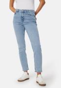 Pieces Pcbella High Waist tap ank jeans Light Blue Denim 33/32