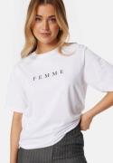 SELECTED FEMME Slfvilja SS printed tee White/Print L