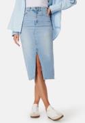 VERO MODA Vmveri High Rise calf denim skirt Light Blue Denim M