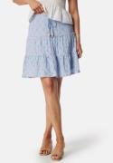 VILA Vimelanie High Waist pointelle skirt Kentucky Blue XS