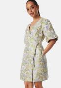 Y.A.S Yaspanja SS Wrap Dress Patterned M