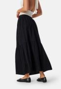 BUBBLEROOM Maxi Cotton Skirt Black L