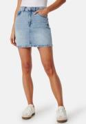 VERO MODA Vmtessa High Rise short denim skirt Light Blue Denim XL