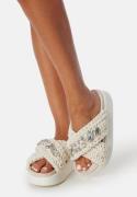 INUIKII Woven Stones Platform White 36