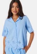 Pieces Pcalmina Embroidery Shirt Hydrangea XL