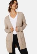 ONLY Lesly L/S Open Cardigan Beige Detail:W. Mela L