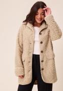 Happy Holly High Neck Bouclé Jacket Nougat 32/34