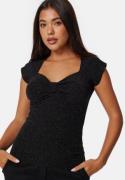 BUBBLEROOM Sweatheart Sparkling Top Black XS