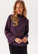 VILA Vilutto High Neck Top Plum Perfect 34