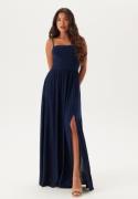 Bubbleroom Occasion Waterfall Soft Gown Navy M