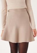 VILA Vizarah Hw Skater Skirt Natural Melange M