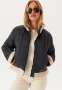 ONLY Onlvania Quilted Aviator Jacke Black/Moonbeam M