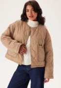 VILA Visibiria L/S POCKET JACKET PO Savannah Tan 44