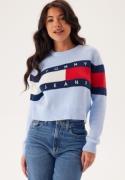 TOMMY JEANS Tjw Center Flag Sweater  C3q Sweet Blue XL