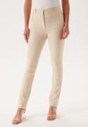 BUBBLEROOM Everly High Waist Stretchy Trousers Light beige 52