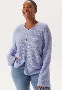 Happy Holly Trumpet Sleeve Lace Cardigan Light blue 44/46