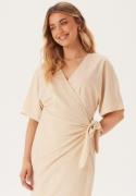 Happy Holly Soft Kimono Sleeve Dress Light beige 44/46