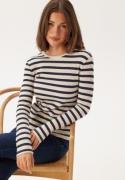 VILA Viamelie O-neck L/S TOP TOP TO Navy Blazer Stripes:birch S