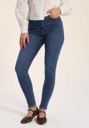 BUBBLEROOM High Full length Superstretch Jeans Medium blue 38