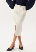 GANT Midi White Denim Skirt EGGSHELL 34