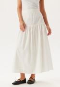 SELECTED FEMME Slfhannah Mw Long Broderi Skir Bright White 34