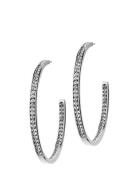 Andorra Earrings Large Steel Accessories Jewellery Earrings Hoops Silv...