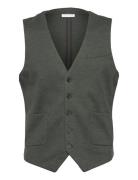 Superflex Knitted Waistcoat Habitvest Green Lindbergh