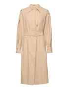 2Nd Sylvie - Peached Touch Trenchcoat Frakke Beige 2NDDAY