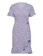 Onlolivia S/S Wrap Dress Wvn Noos Kort Kjole Purple ONLY