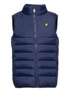 Leightweight Panel Gilet Foret Vest Blue Lyle & Scott Junior