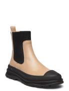 Booties - Flat - With Elastic Boots Støvler Black ANGULUS