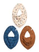 Bandana Bib Boy -Aop  Baby & Maternity Care & Hygiene Dry Bibs Brown P...